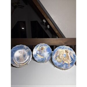 Lot Of 3 Bradford Exchange Plates Sandra Kucks Wonders From Above Collection 8"